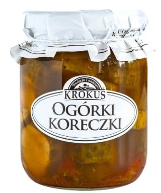 OGÓRKI KORECZKI KONSERWOWE 530 g (250 g) - KROKUS