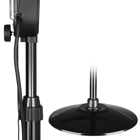 Parasol ogrzewacz elektryczny promiennik tarasowy stojący wiszący 2000W Bauerkraft