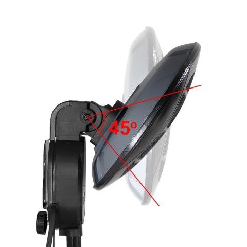 Parasol ogrzewacz elektryczny promiennik tarasowy stojący wiszący 2000W Bauerkraft