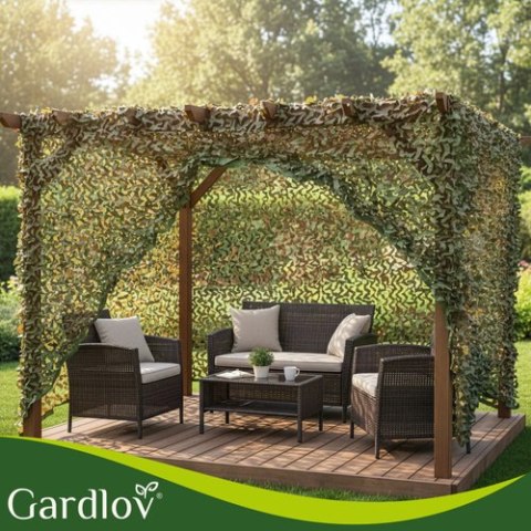 Siatka maskująca 3x6m + 100szt opasek Gardlov