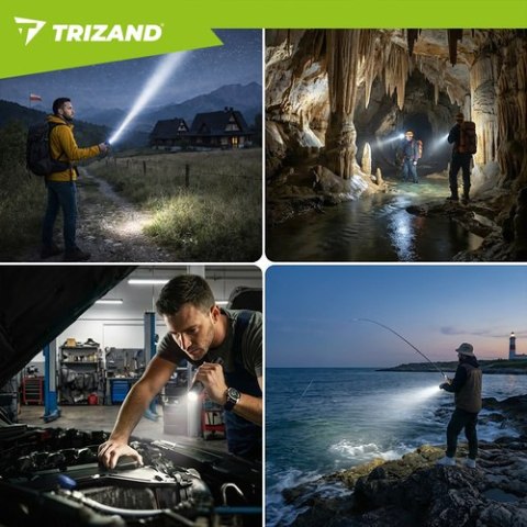 Latarka taktyczna 800lm Trizand 26950