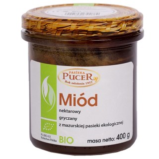 MIÓD GRYCZANY BIO 400 g - PASIEKA PUCER