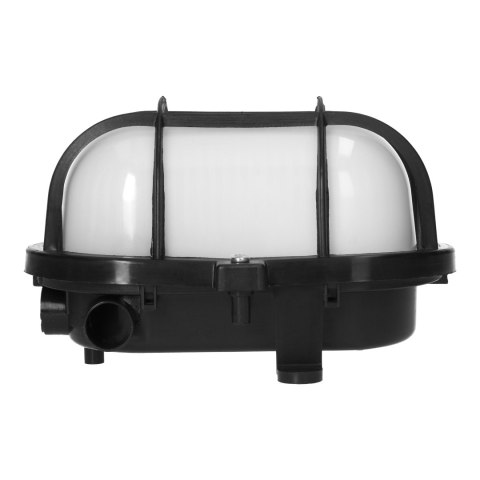 OVAL 7040T/P, oprawa oświetleniowa, 40W, E27, IP44, IK10, klosz poliwęglan matowy, podstawa polipropylen, siatka plastikowa, cza