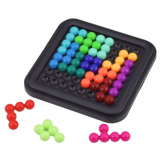 Układanka Logiczna Gra Zręcznościowa Łamigłówka Kolorowe Kuleczki