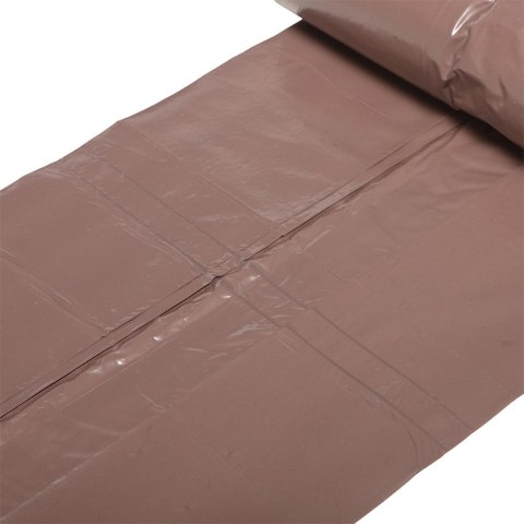 Worki na odpady 120 L, brązowe, 35 mic, 10 szt.