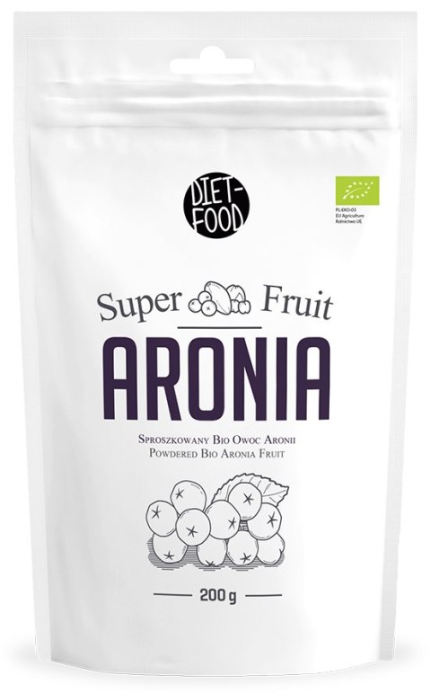 ARONIA SPROSZKOWANA BIO 200 g - DIET-FOOD