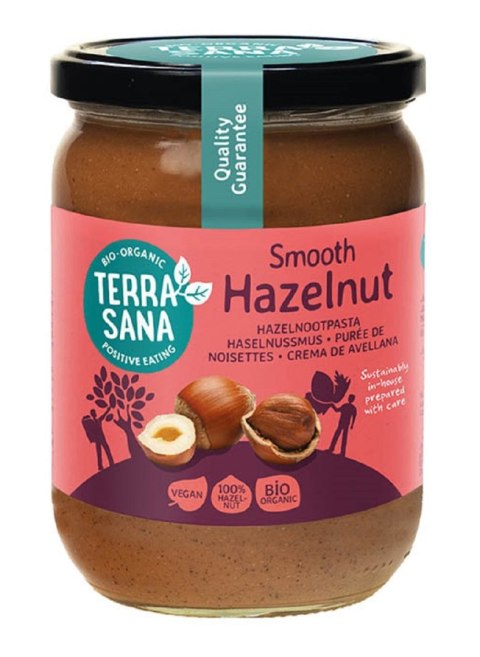 KREM Z ORZECHÓW LASKOWYCH PRAŻONYCH 100 % BIO 500 g - TERRASANA