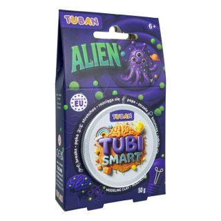 Plastelina tubi smart - alien 50g