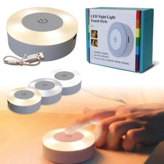 Zestaw 10x Lampka Nocna LED Dotykowa USB - 3 Barwy Światła, Podszafkowa BITUXX