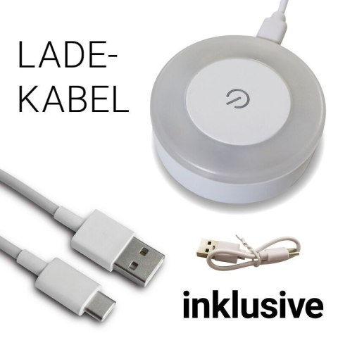 Zestaw 5x Lampka Nocna LED Dotykowa USB - 3 Barwy Światła, Samoprzylepna