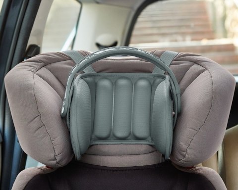 ND19_NU-GREY Opaska podtrzymująca głowę w foteliku samochodowym - szara