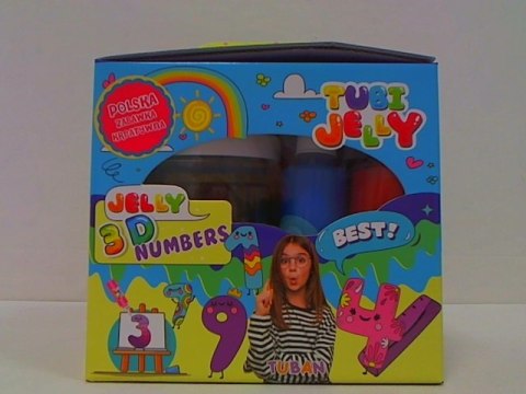 TUBAN-Zestaw Tubi Jelly 6kol+m.akw.Cyferki 33316.