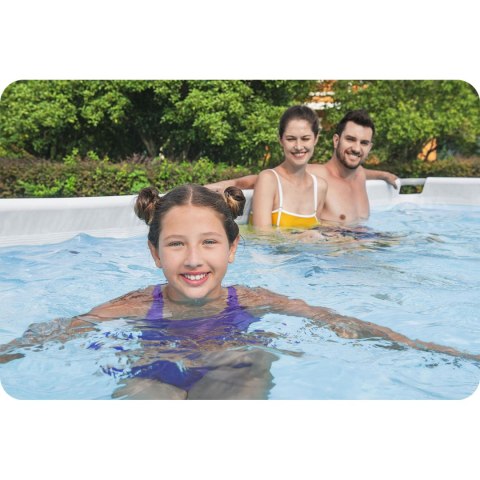 Basen ogrodowy stelażowy 404 x 201 x 100 cm 18w1 Bestway 56721