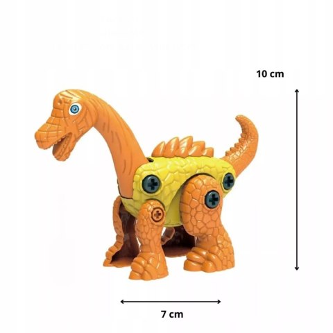 Dinozaur do skręcania dla dzieci - kreatywna zabawka konstrukcyjna DIY Yell