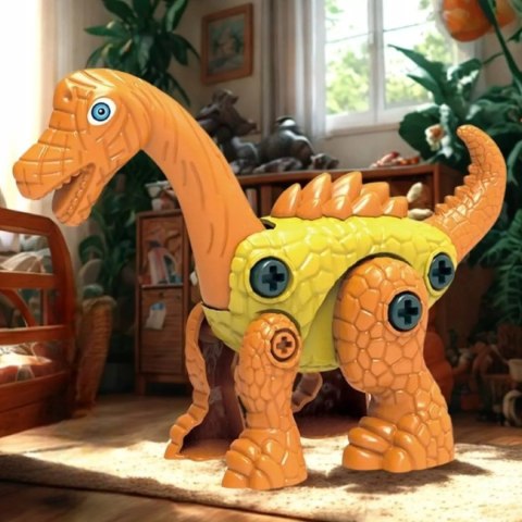 Dinozaur do skręcania dla dzieci - kreatywna zabawka konstrukcyjna DIY Yell