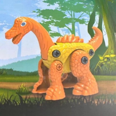 Dinozaur do skręcania dla dzieci - kreatywna zabawka konstrukcyjna DIY Yell