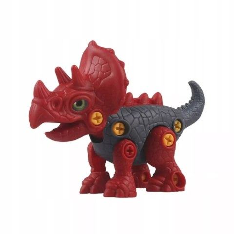 Dinozaur do skręcania dla dzieci - kreatywna zabawka konstrukcyjna DIY blue