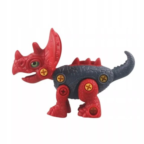 Dinozaur do skręcania dla dzieci - kreatywna zabawka konstrukcyjna DIY blue