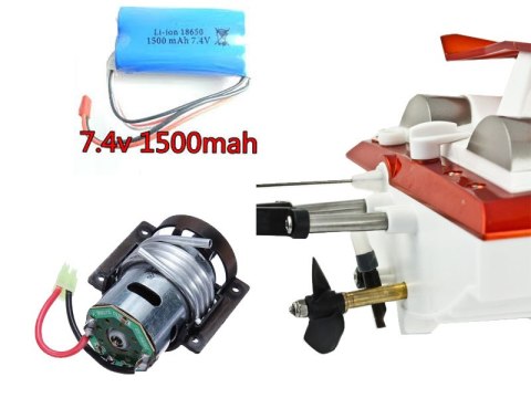 KX9029_1 Łódź RC zdalnie sterowana FT009 pomarańczowa