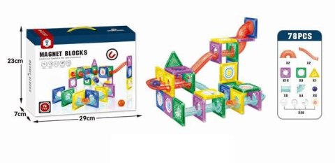 ND21_109775 Klocki magnetyczne 3D 78 elementy