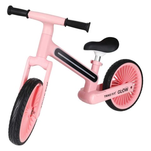 Rowerek biegowy Trike Fix Glow LED różowy