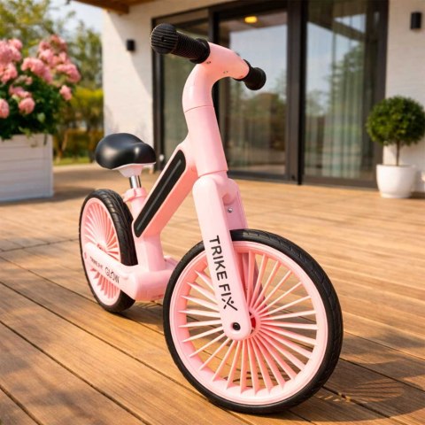 Rowerek biegowy Trike Fix Glow LED różowy