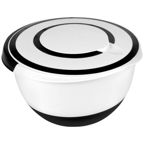 Miska Kuchenna do Miksowania Mieszania Ubijania z Pokrywką Biała VILDE 5 l