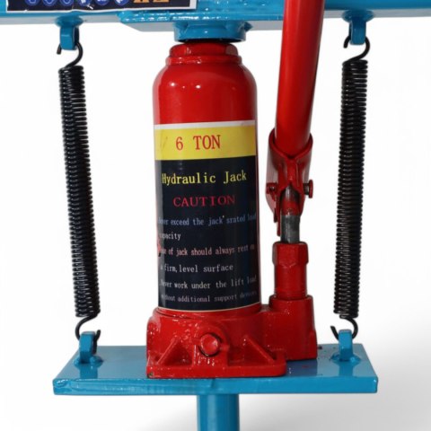 Prasa hydrauliczna 6t z wymiennymi szczękami do garażu i warsztatu