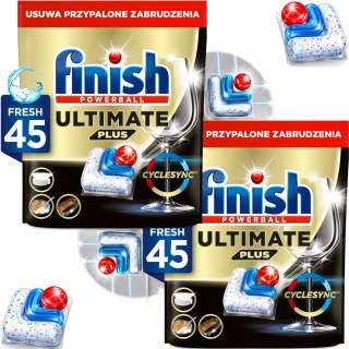 FINISH Kapsułki Ultimate Plus 45 Fresh - 2 szt.
