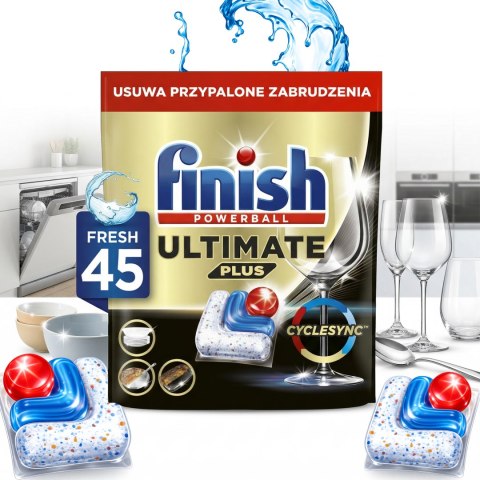 FINISH Kapsułki Ultimate Plus 45 Fresh - 2 szt.