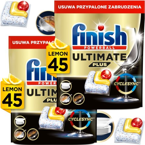 FINISH Kapsułki Ultimate Plus 45 Lemon - 2 szt.
