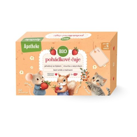 ZESTAW HERBATEK BAJKOWYCH BIO DLA DZIECI (3 SMAKI) (60 x 1,5 g) 90 g - APOTHEKE