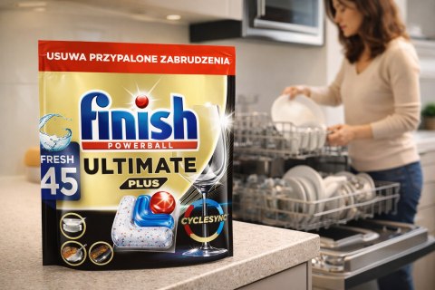 FINISH Kapsułki Ultimate Plus 45 Lemon + Fresh