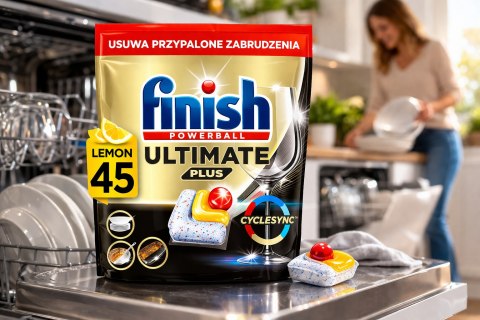 FINISH Kapsułki Ultimate Plus 45 Lemon + Fresh