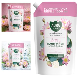 AURA Care Mydło Do Rąk Uzupełniające Kwiat Lotosu i Pantenol 1000 ml AHW-002-007