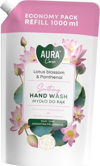 AURA Care Mydło Do Rąk Uzupełniające Kwiat Lotosu i Pantenol 1000 ml AHW-002-007