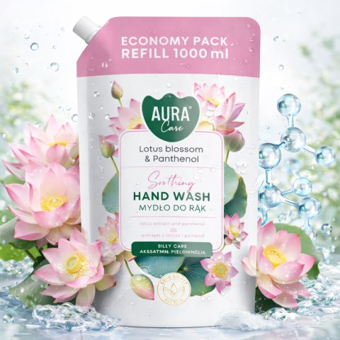 AURA Care Mydło Do Rąk Uzupełniające Kwiat Lotosu i Pantenol 1000 ml AHW-002-007
