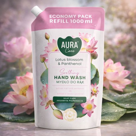 Zestaw 5x1000 ml AURA Care Mydło Do Rąk Uzupełniające MIX