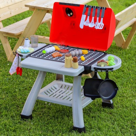 WOOPIE Grill Barbecue Kuchnia Ogrodowa Interaktywna Para LED Zestaw XL 41 el.