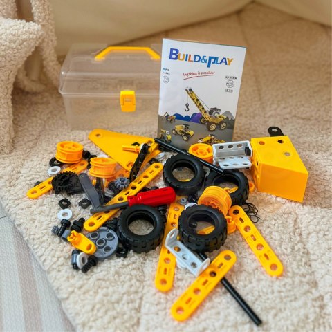 WOOPIE Pojazdy Zestaw Konstrukcyjny 8w1 Klocki STEAM