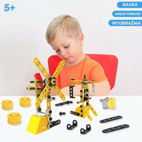 WOOPIE Pojazdy Zestaw Konstrukcyjny 8w1 Klocki STEAM