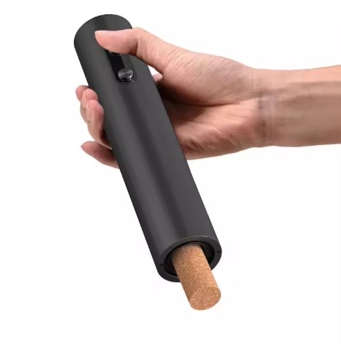 Elektryczny korkociąg do wina automatyczny otwieracz czarny bez użycia siły