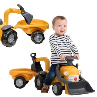 FALK Chodzik Jeździk Koparka Marcel z Przyczepką