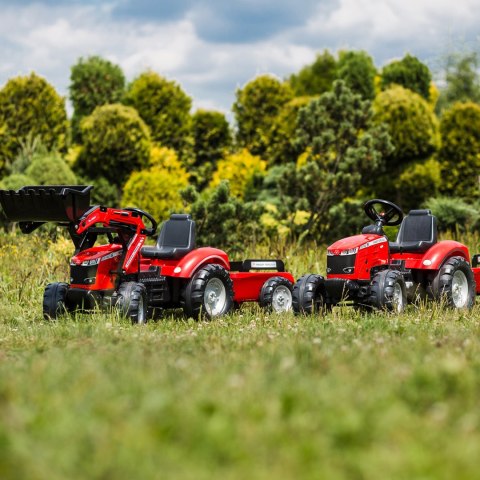 FALK Traktor na Pedały Massey Ferguson 8740S z Łyżką i Przyczepą 3-7 lat