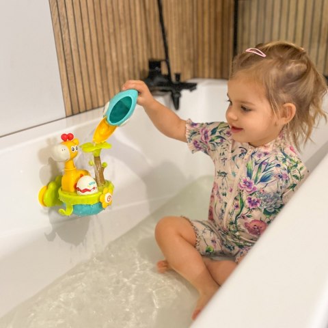 WOOPIE BABY Zabawka do Kąpieli Żyrafa z Lejkiem na Przyssawke