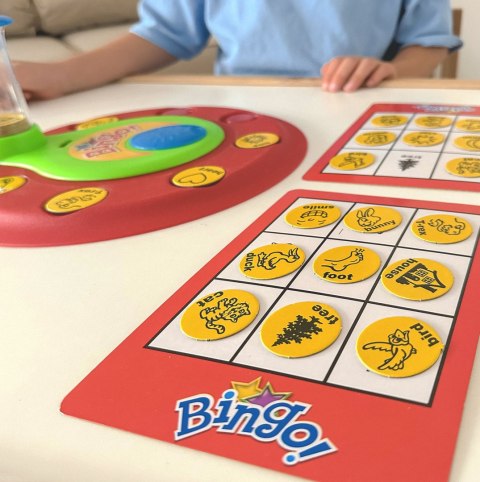 WOOPIE Bingo Gra Dopasuj Żetony Planszowa Rodzinna