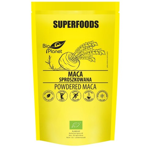 MACA SPROSZKOWANA BIO 150 g - BIO PLANET SUPERFOODS