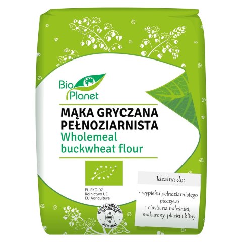 MĄKA GRYCZANA PEŁNOZIARNISTA BIO 1 kg - BIO PLANET
