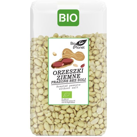 ORZESZKI ZIEMNE PRAŻONE BEZ SOLI BIO 1 kg - BIO PLANET