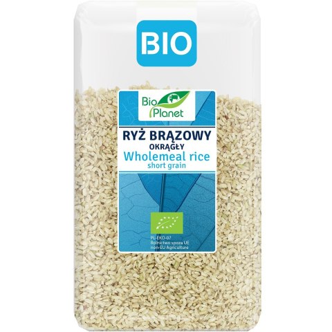 RYŻ BRĄZOWY OKRĄGŁY BIO 1 kg - BIO PLANET